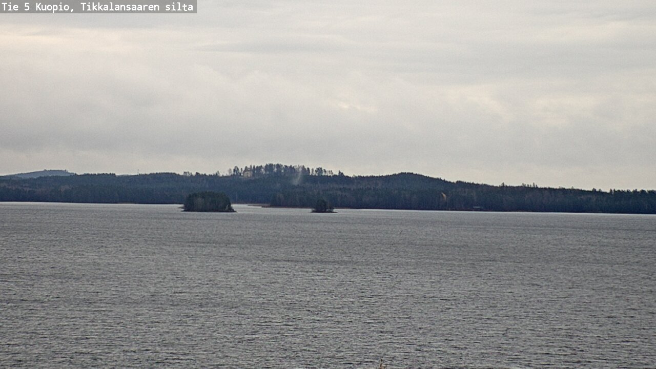 Weather Camera Image Väg 5 Kuopio, Tikkalansaari, Kuopio, Pohjois-Savo