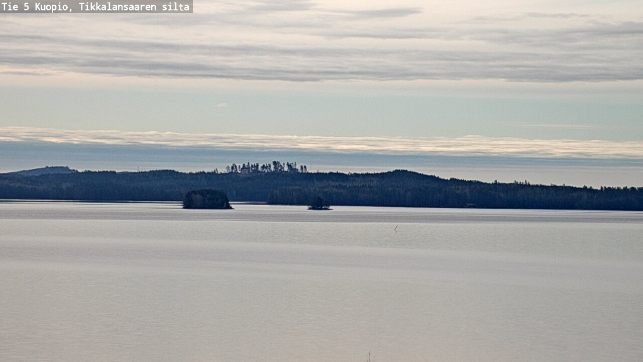 Weather Camera Image Väg 5 Kuopio, Tikkalansaari, Kuopio, Pohjois-Savo