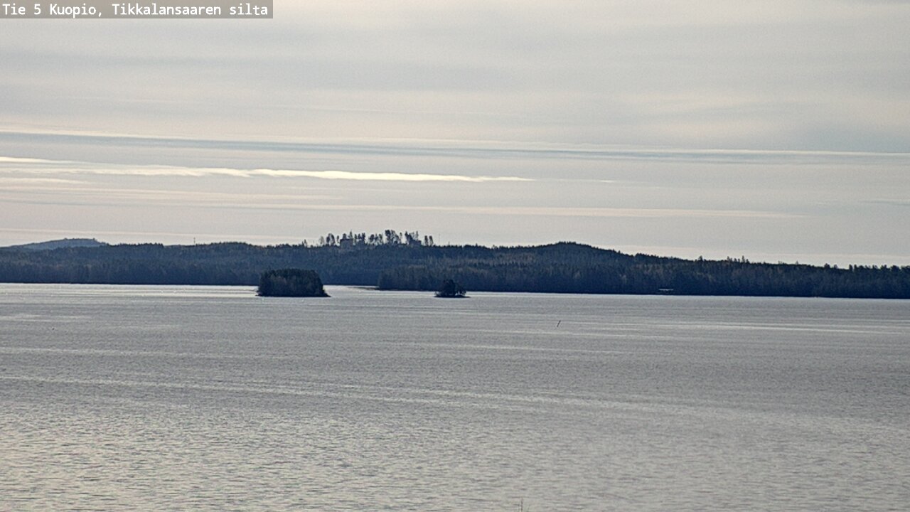 Weather Camera Image Väg 5 Kuopio, Tikkalansaari, Kuopio, Pohjois-Savo