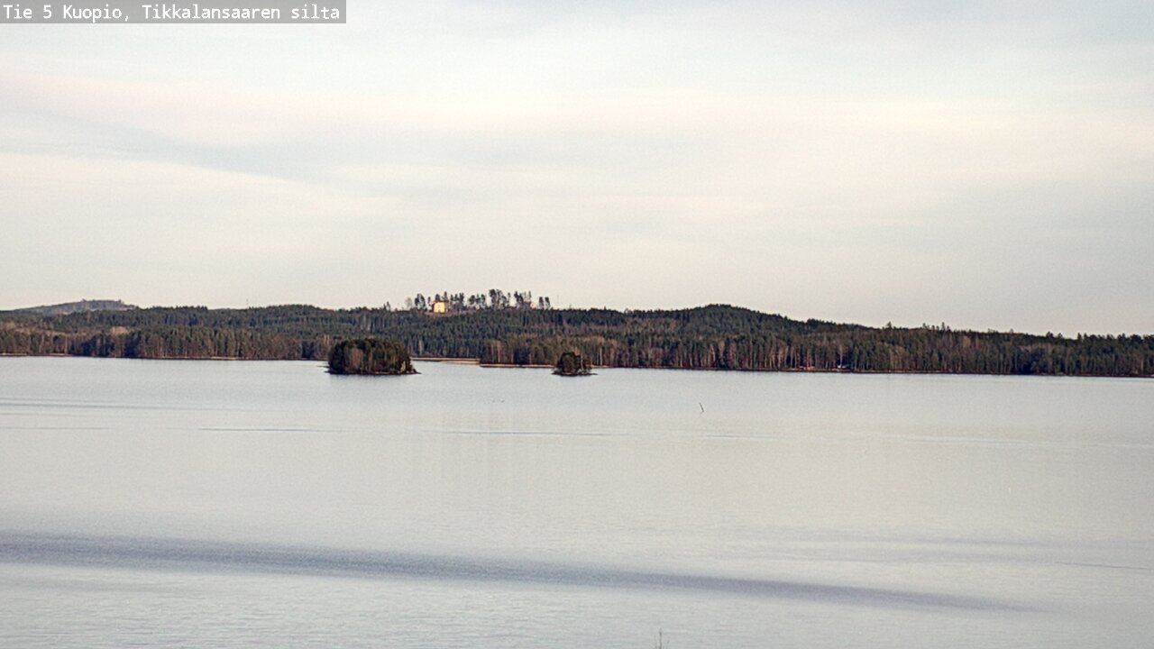 Weather Camera Image Väg 5 Kuopio, Tikkalansaari, Kuopio, Pohjois-Savo