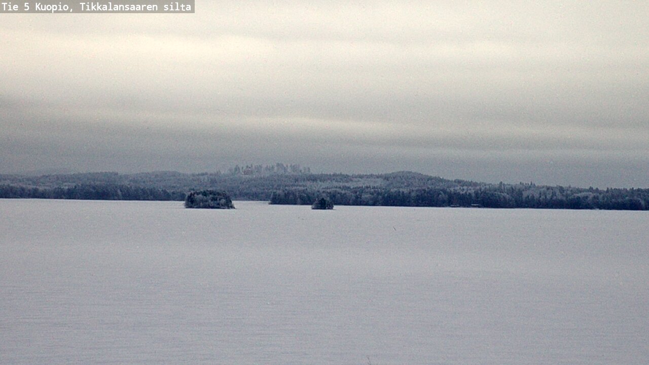 Weather Camera Image Väg 5 Kuopio, Tikkalansaari, Kuopio, Pohjois-Savo