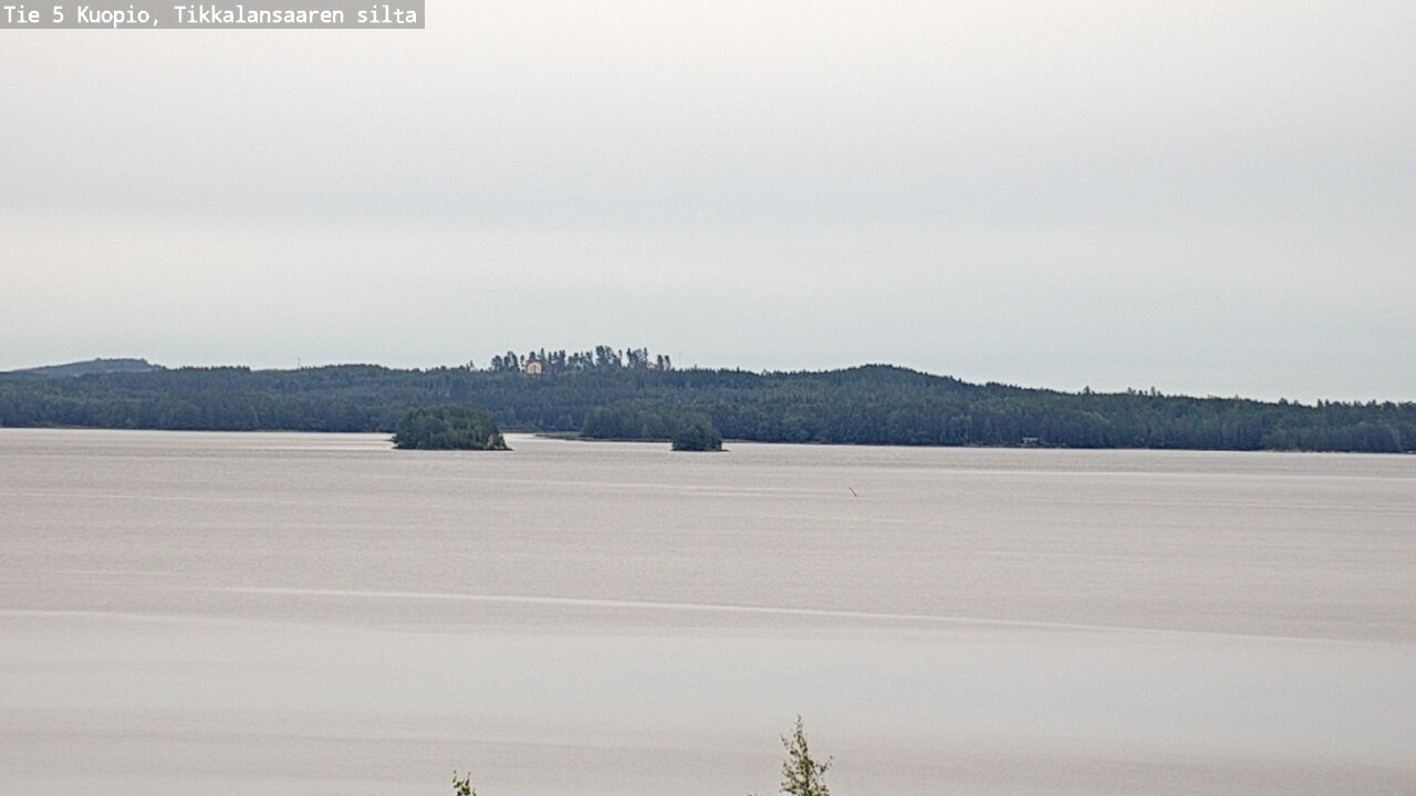 Weather Camera Image Väg 5 Kuopio, Tikkalansaari, Kuopio, Pohjois-Savo