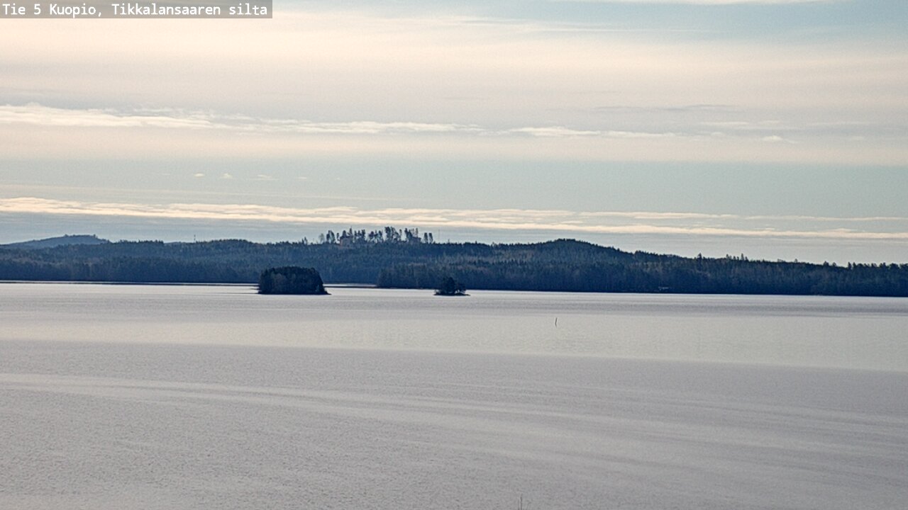Weather Camera Image Väg 5 Kuopio, Tikkalansaari, Kuopio, Pohjois-Savo