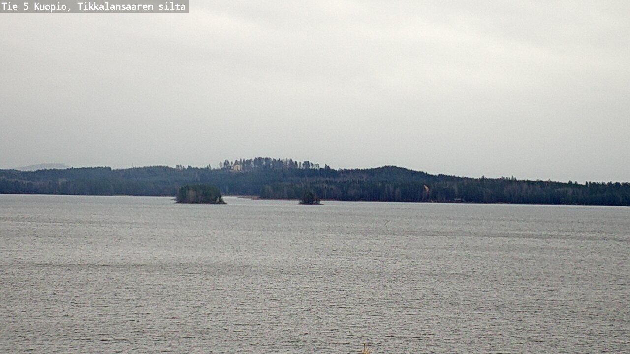Weather Camera Image Väg 5 Kuopio, Tikkalansaari, Kuopio, Pohjois-Savo