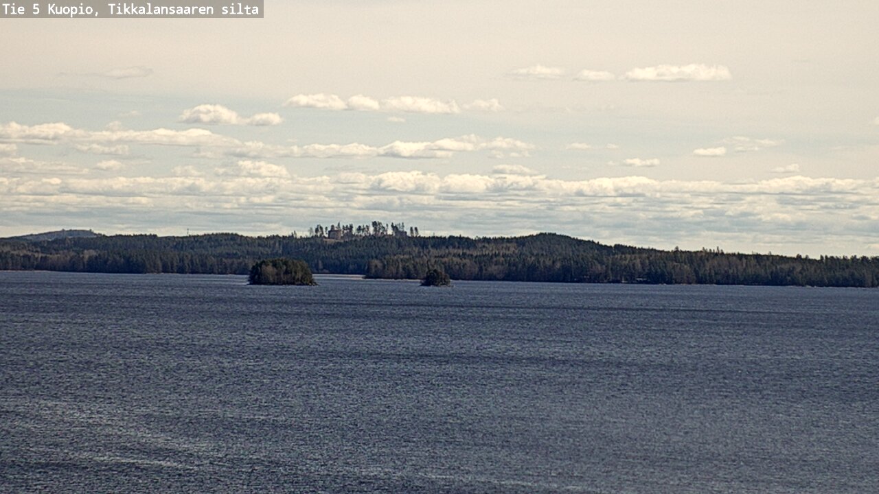 Weather Camera Image Väg 5 Kuopio, Tikkalansaari, Kuopio, Pohjois-Savo