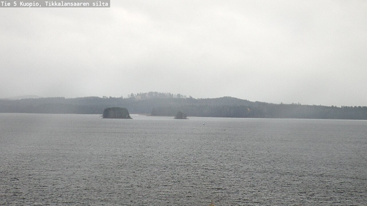 Weather Camera Image Väg 5 Kuopio, Tikkalansaari, Kuopio, Pohjois-Savo