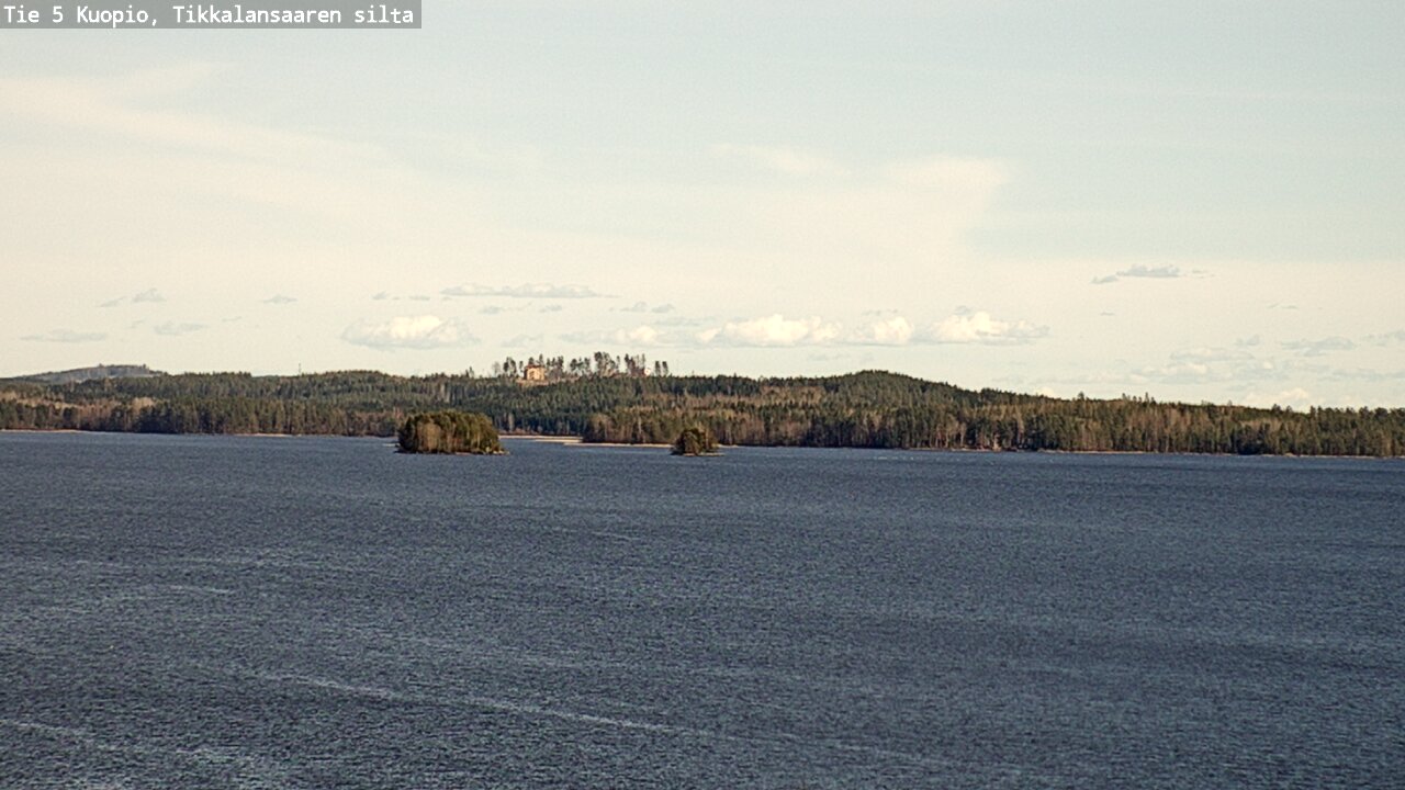 Weather Camera Image Väg 5 Kuopio, Tikkalansaari, Kuopio, Pohjois-Savo