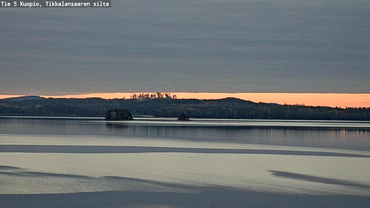 Weather Camera Image Väg 5 Kuopio, Tikkalansaari, Kuopio, Pohjois-Savo