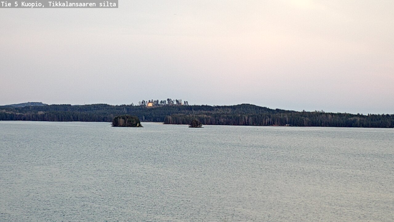 Weather Camera Image Väg 5 Kuopio, Tikkalansaari, Kuopio, Pohjois-Savo
