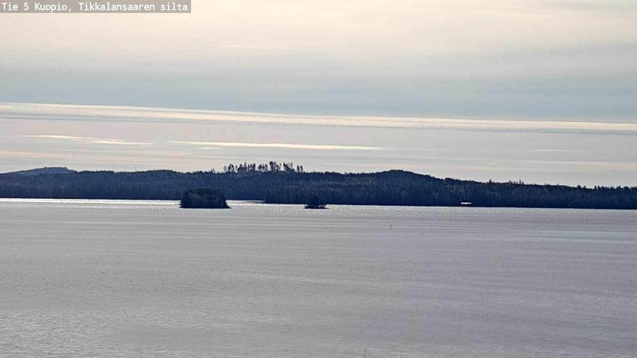 Weather Camera Image Väg 5 Kuopio, Tikkalansaari, Kuopio, Pohjois-Savo