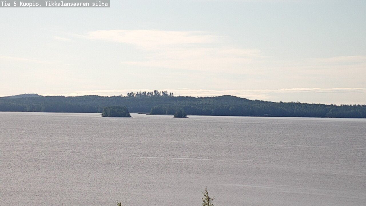 Weather Camera Image Road 5 Kuopio, Tikkalansaari, Kuopio, Pohjois-Savo