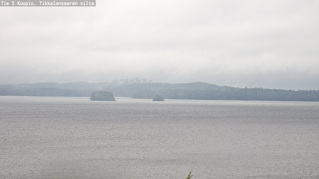 Weather Camera Image Väg 5 Kuopio, Tikkalansaari, Kuopio, Pohjois-Savo