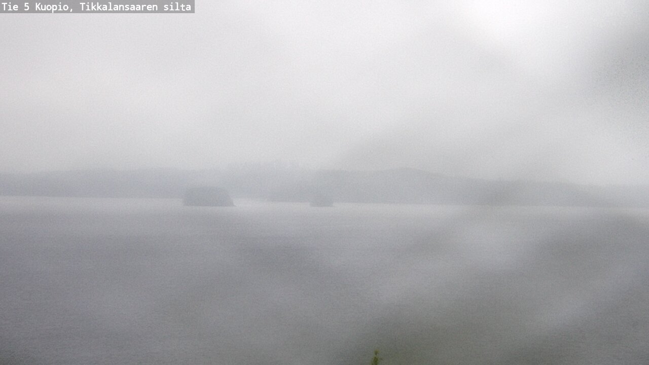 Weather Camera Image Väg 5 Kuopio, Tikkalansaari, Kuopio, Pohjois-Savo