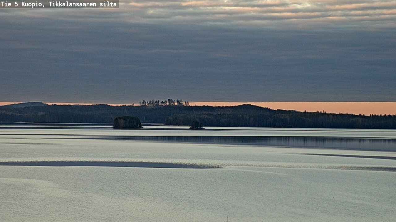 Weather Camera Image Väg 5 Kuopio, Tikkalansaari, Kuopio, Pohjois-Savo