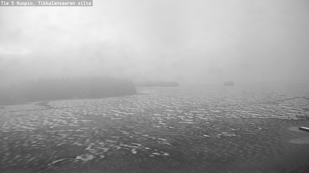 Weather Camera Image Road 5 Kuopio, Tikkalansaari, Kuopio, Pohjois-Savo