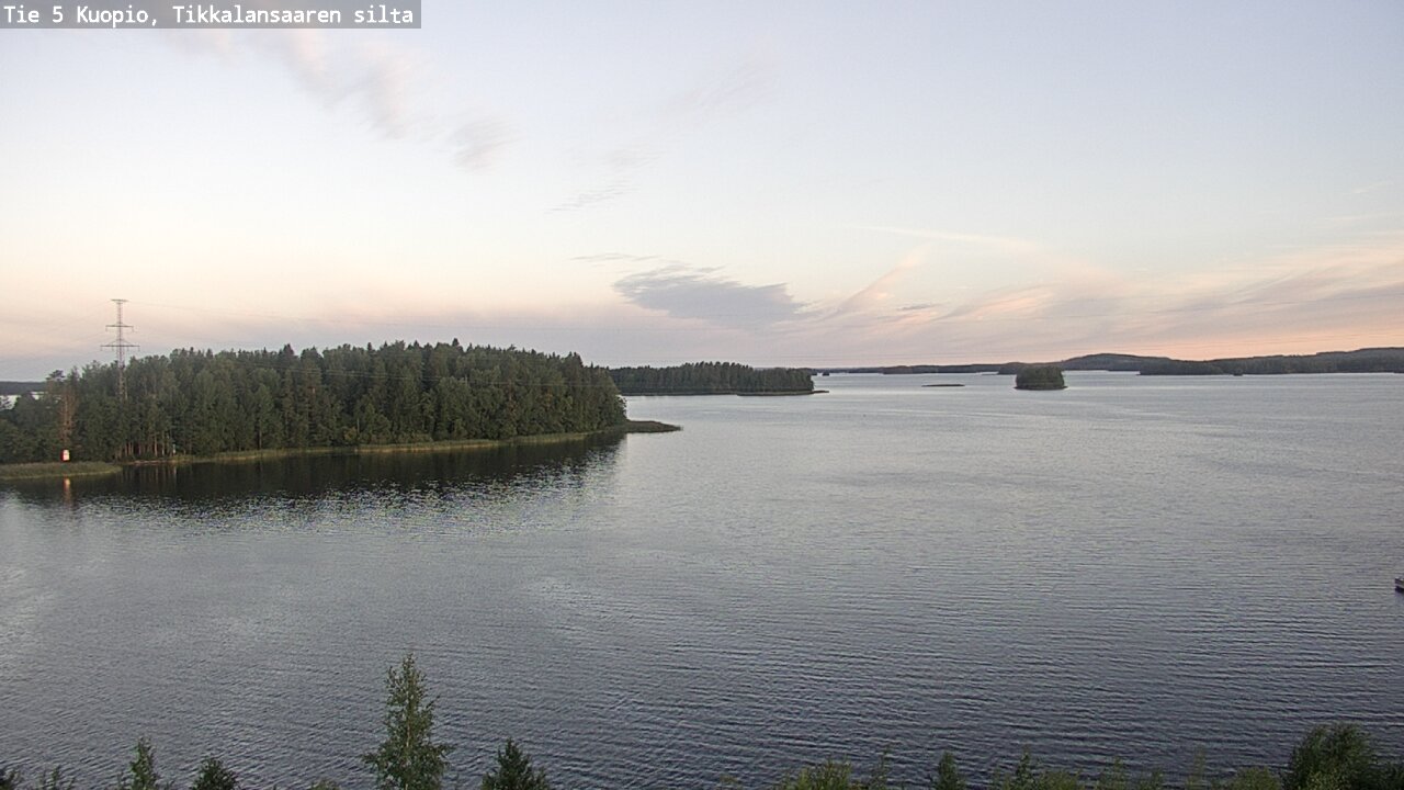 Weather Camera Image Väg 5 Kuopio, Tikkalansaari, Kuopio, Pohjois-Savo