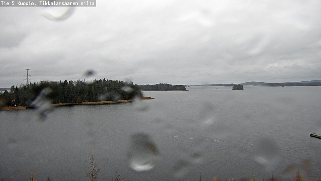Weather Camera Image Väg 5 Kuopio, Tikkalansaari, Kuopio, Pohjois-Savo