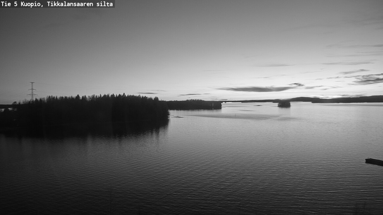 Weather Camera Image Väg 5 Kuopio, Tikkalansaari, Kuopio, Pohjois-Savo