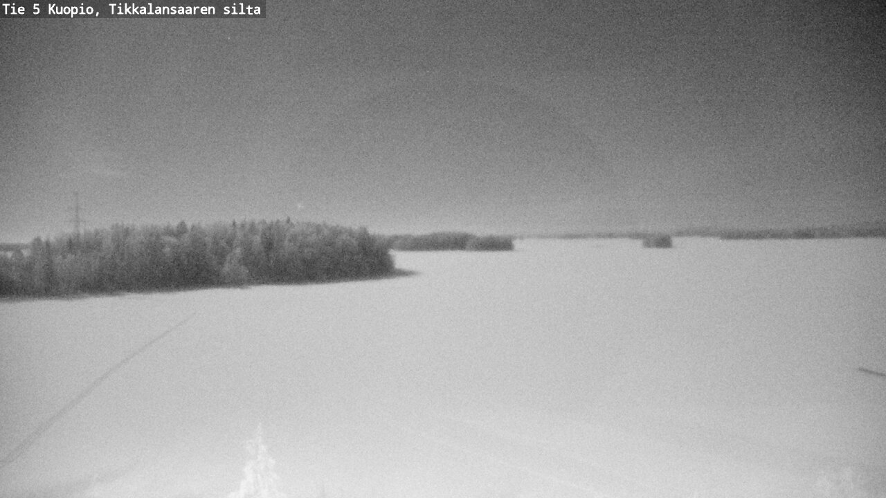 Weather Camera Image Road 5 Kuopio, Tikkalansaari, Kuopio, Pohjois-Savo