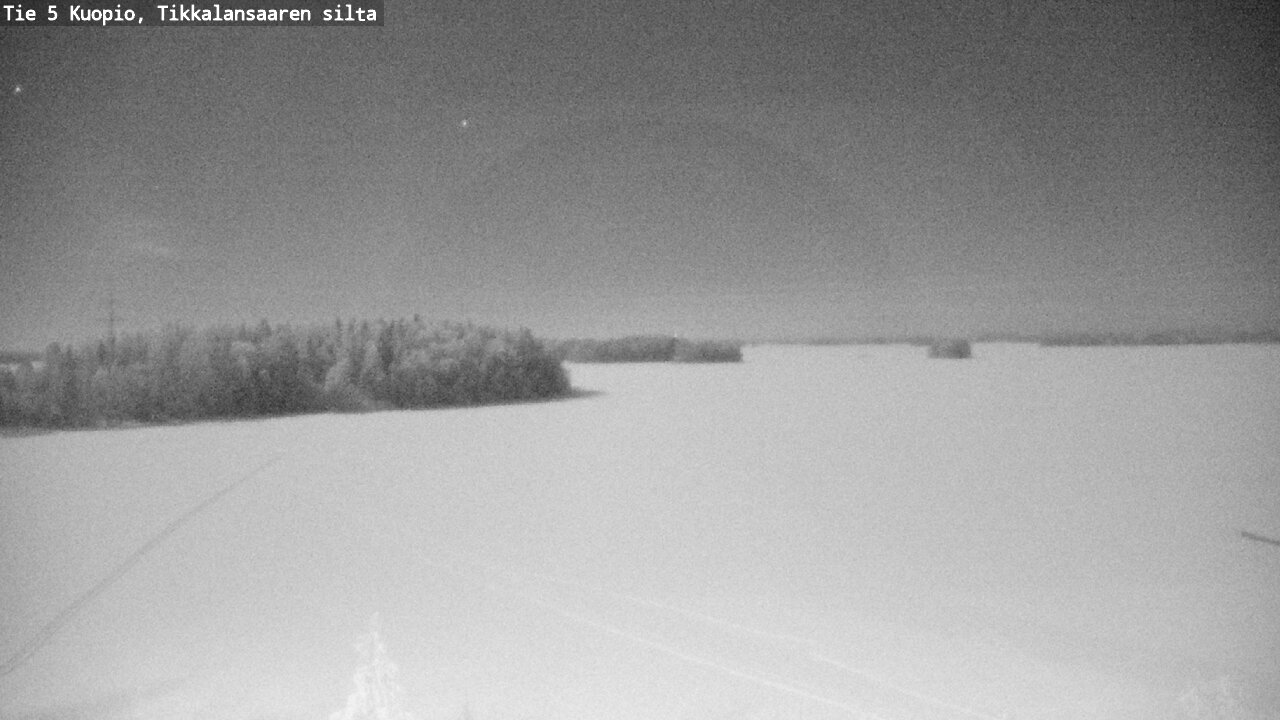 Weather Camera Image Väg 5 Kuopio, Tikkalansaari, Kuopio, Pohjois-Savo