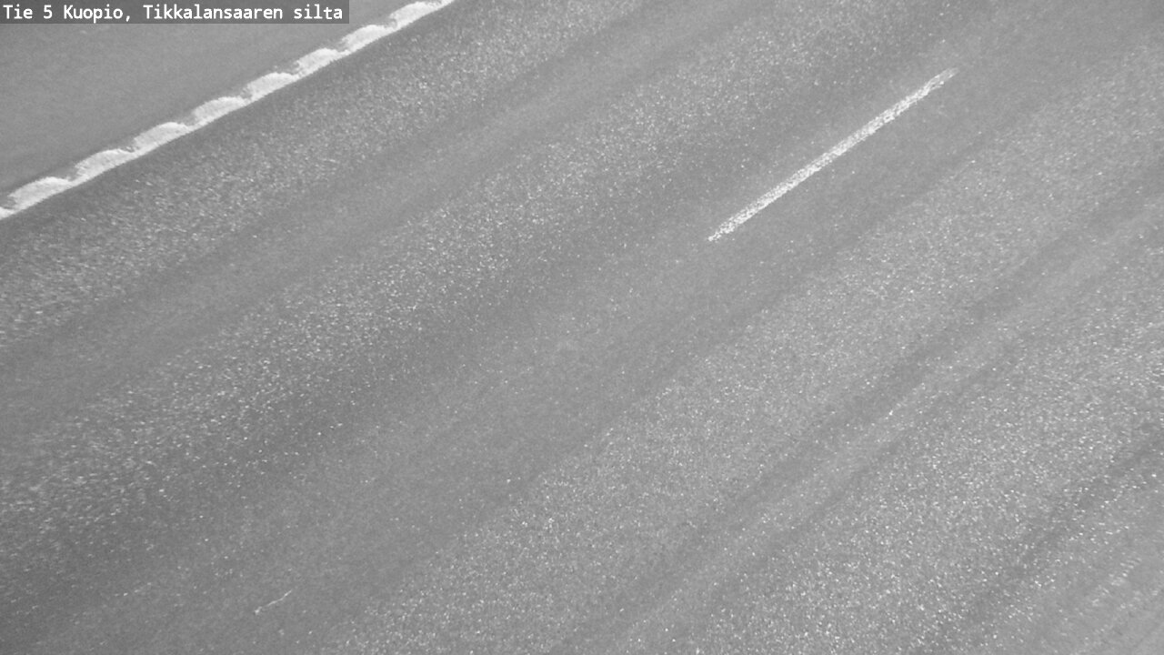 Weather Camera Image Road 5 Kuopio, Tikkalansaari, Kuopio, Pohjois-Savo
