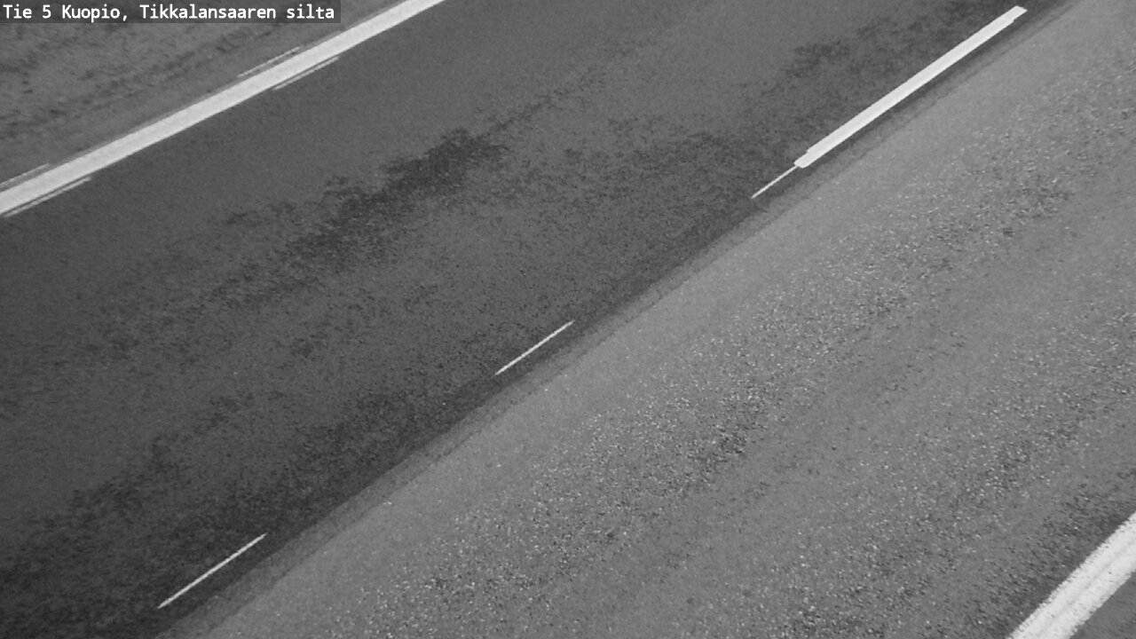 Weather Camera Image Road 5 Kuopio, Tikkalansaari, Kuopio, Pohjois-Savo