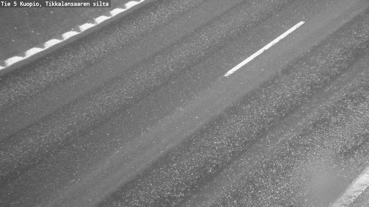 Weather Camera Image Road 5 Kuopio, Tikkalansaari, Kuopio, Pohjois-Savo
