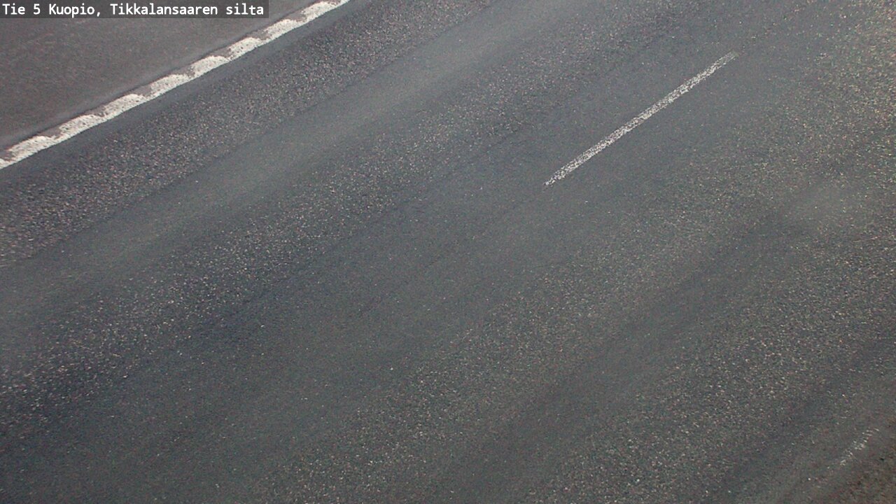Weather Camera Image Road 5 Kuopio, Tikkalansaari, Kuopio, Pohjois-Savo