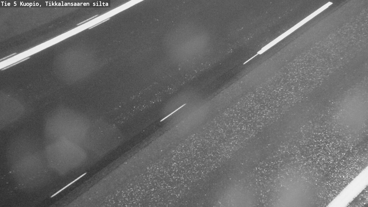 Weather Camera Image Road 5 Kuopio, Tikkalansaari, Kuopio, Pohjois-Savo