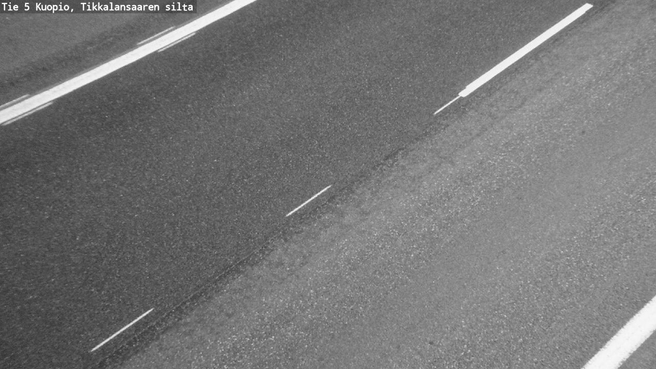 Weather Camera Image Road 5 Kuopio, Tikkalansaari, Kuopio, Pohjois-Savo