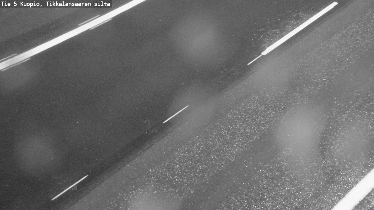 Weather Camera Image Road 5 Kuopio, Tikkalansaari, Kuopio, Pohjois-Savo