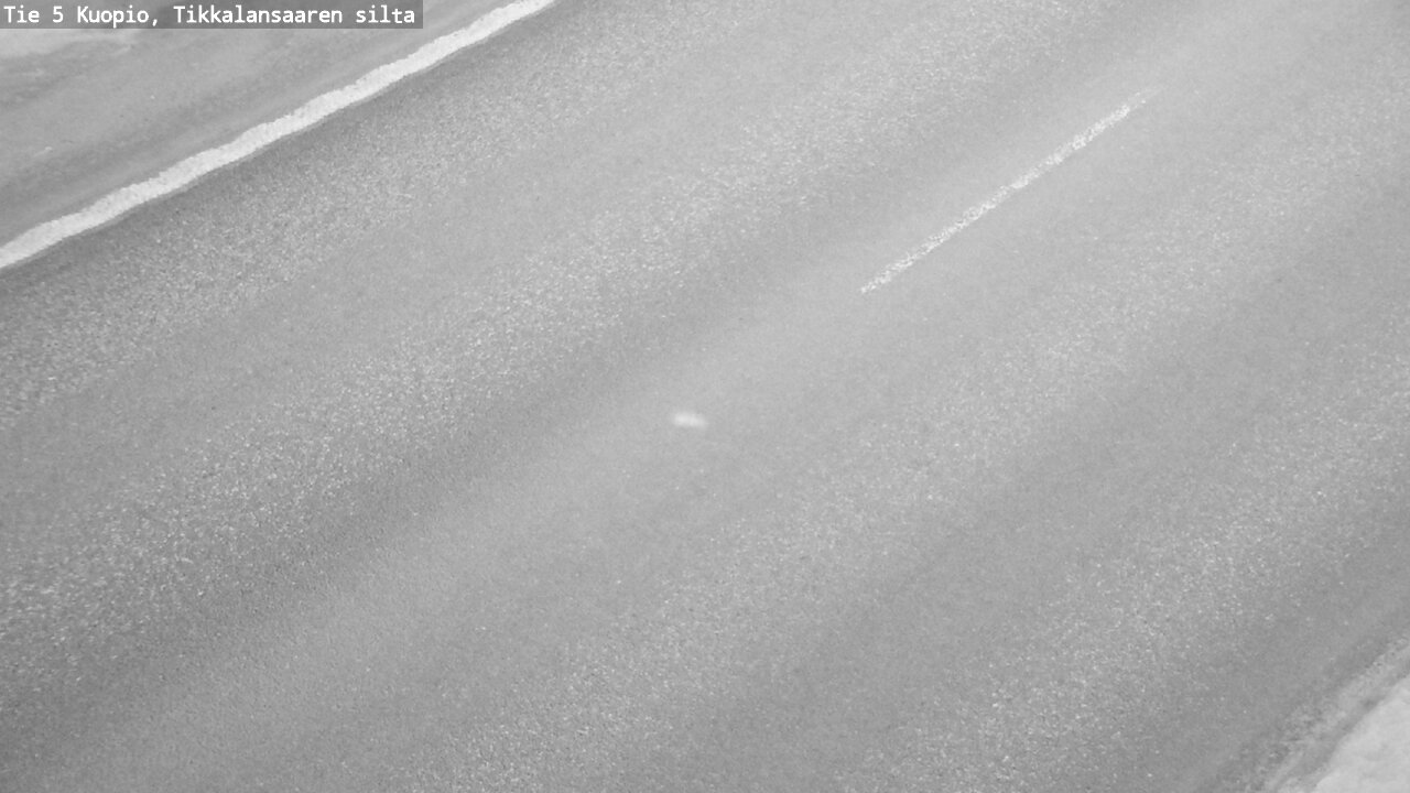 Weather Camera Image Road 5 Kuopio, Tikkalansaari, Kuopio, Pohjois-Savo