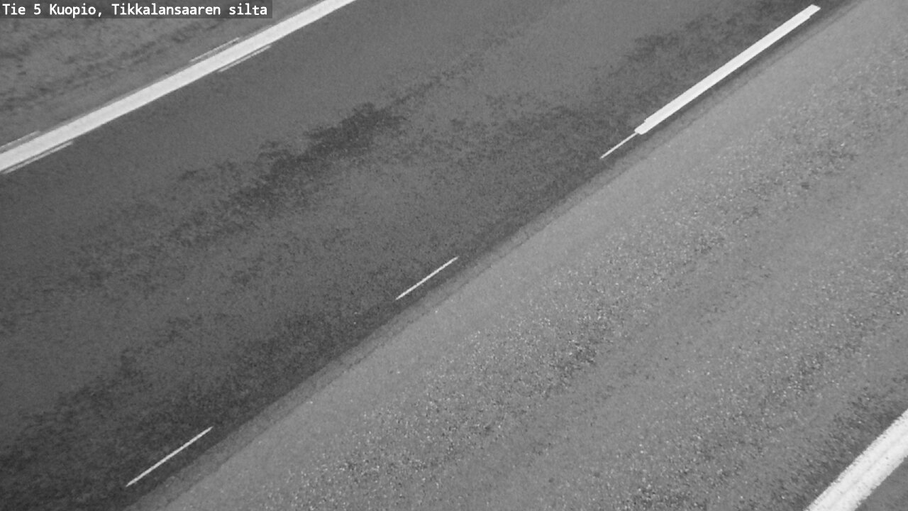 Weather Camera Image Road 5 Kuopio, Tikkalansaari, Kuopio, Pohjois-Savo