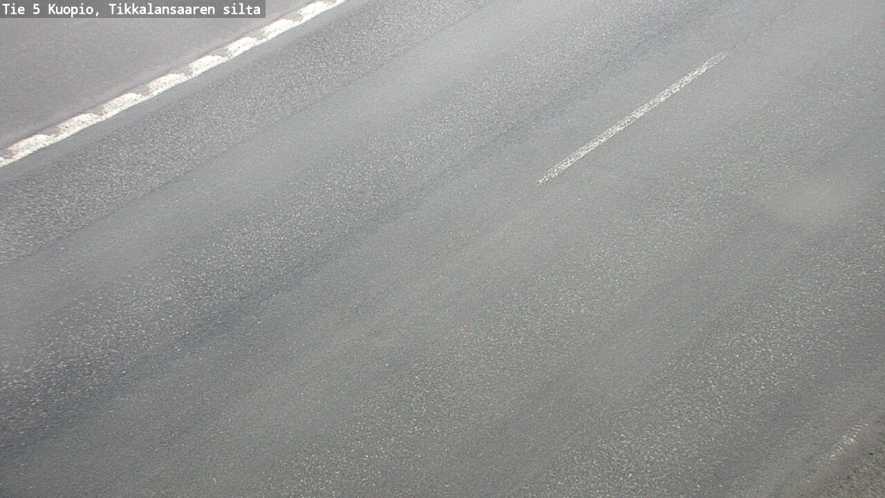 Weather Camera Image Road 5 Kuopio, Tikkalansaari, Kuopio, Pohjois-Savo