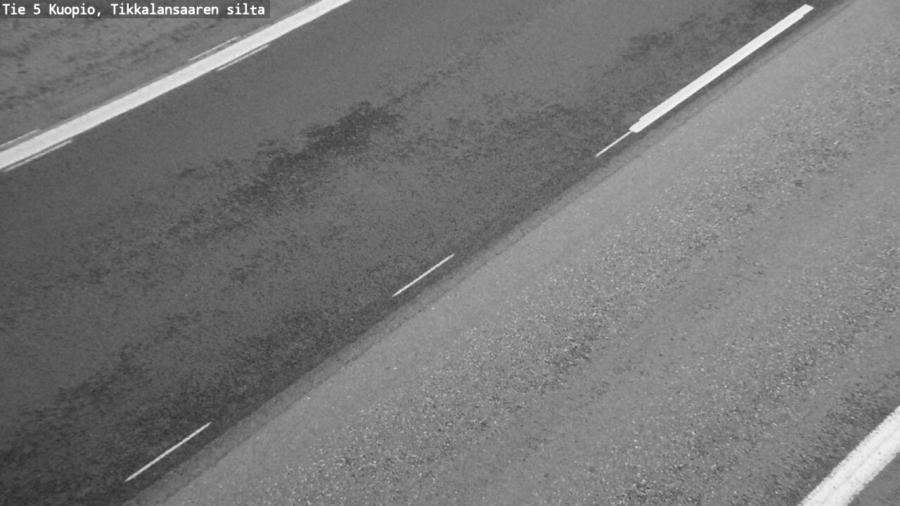 Weather Camera Image Road 5 Kuopio, Tikkalansaari, Kuopio, Pohjois-Savo