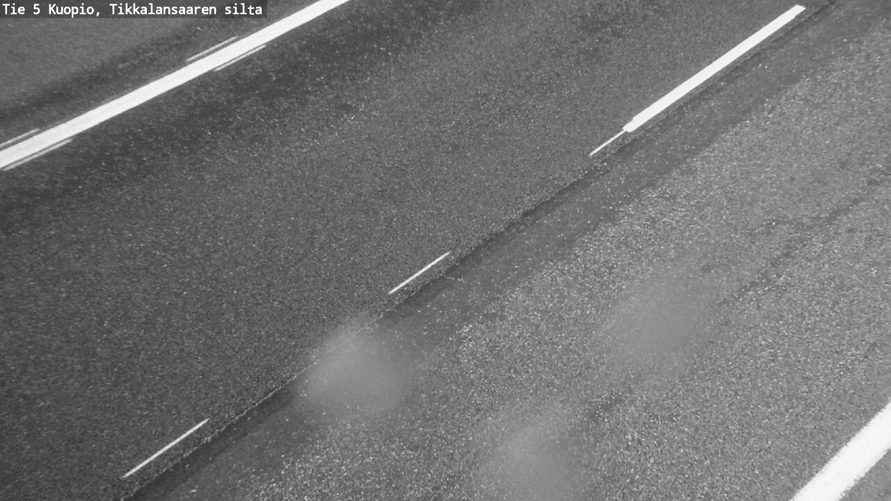 Weather Camera Image Road 5 Kuopio, Tikkalansaari, Kuopio, Pohjois-Savo