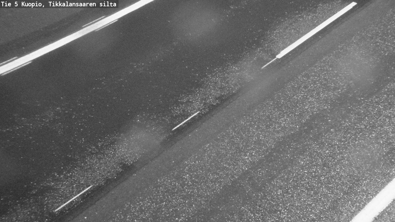 Weather Camera Image Road 5 Kuopio, Tikkalansaari, Kuopio, Pohjois-Savo