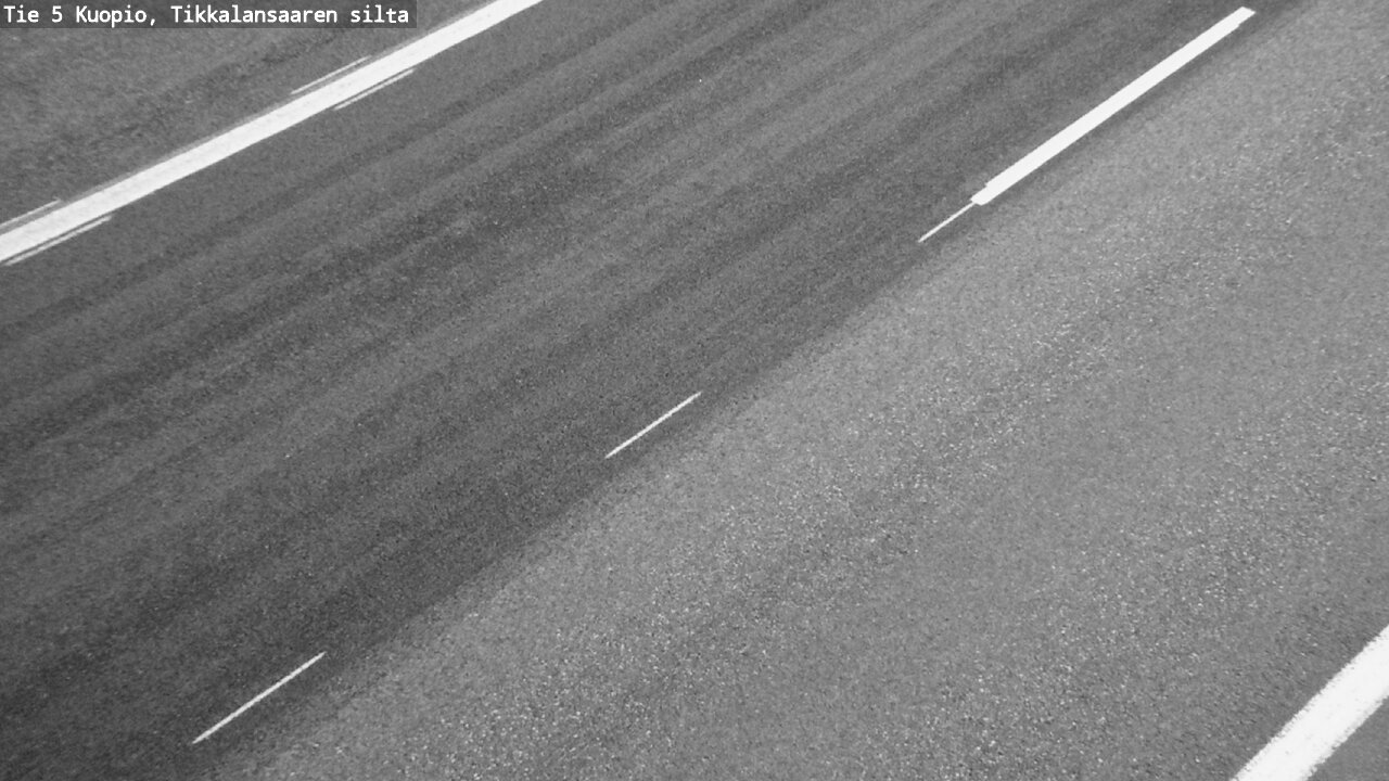 Weather Camera Image Road 5 Kuopio, Tikkalansaari, Kuopio, Pohjois-Savo