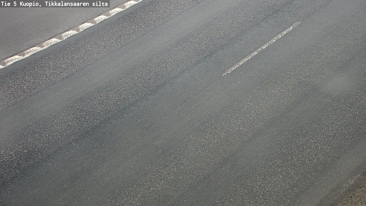 Weather Camera Image Road 5 Kuopio, Tikkalansaari, Kuopio, Pohjois-Savo