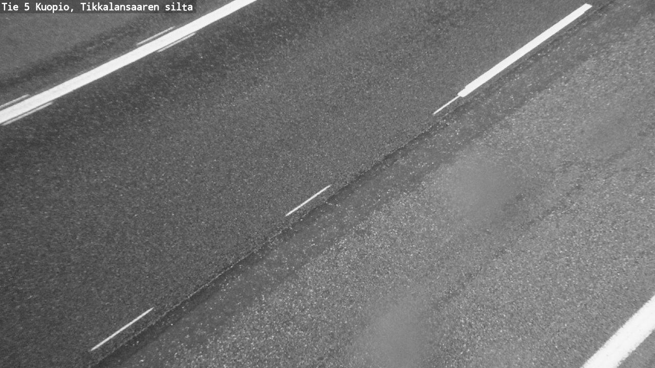Weather Camera Image Road 5 Kuopio, Tikkalansaari, Kuopio, Pohjois-Savo