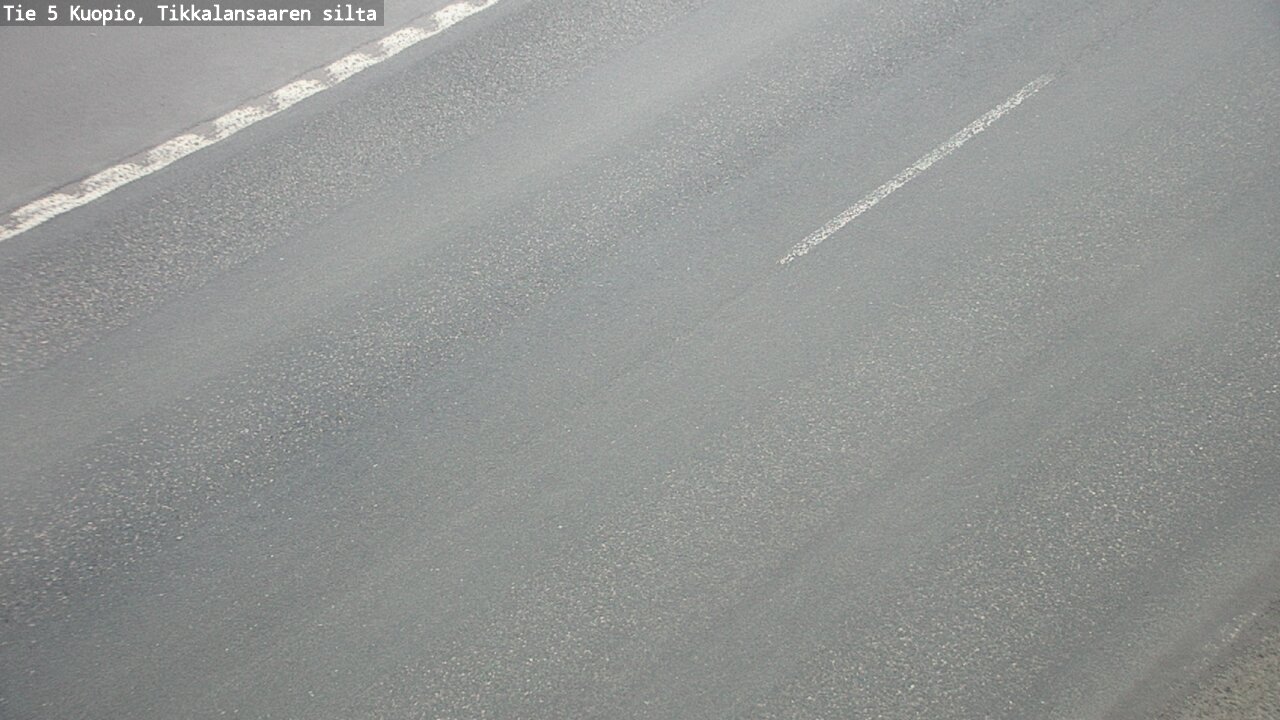 Weather Camera Image Road 5 Kuopio, Tikkalansaari, Kuopio, Pohjois-Savo