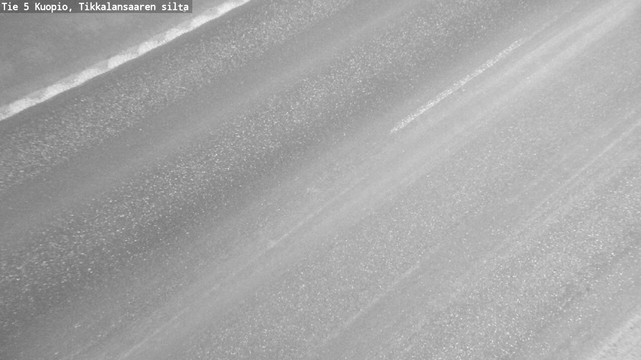 Weather Camera Image Road 5 Kuopio, Tikkalansaari, Kuopio, Pohjois-Savo