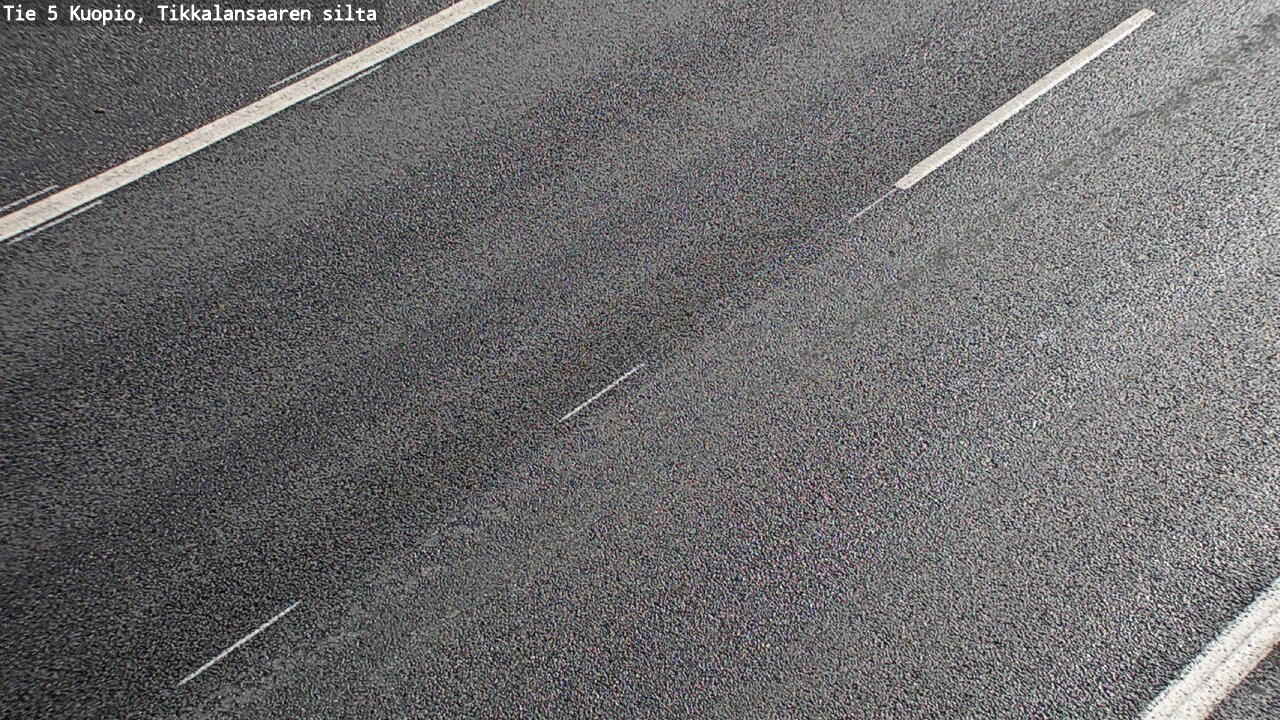 Weather Camera Image Road 5 Kuopio, Tikkalansaari, Kuopio, Pohjois-Savo