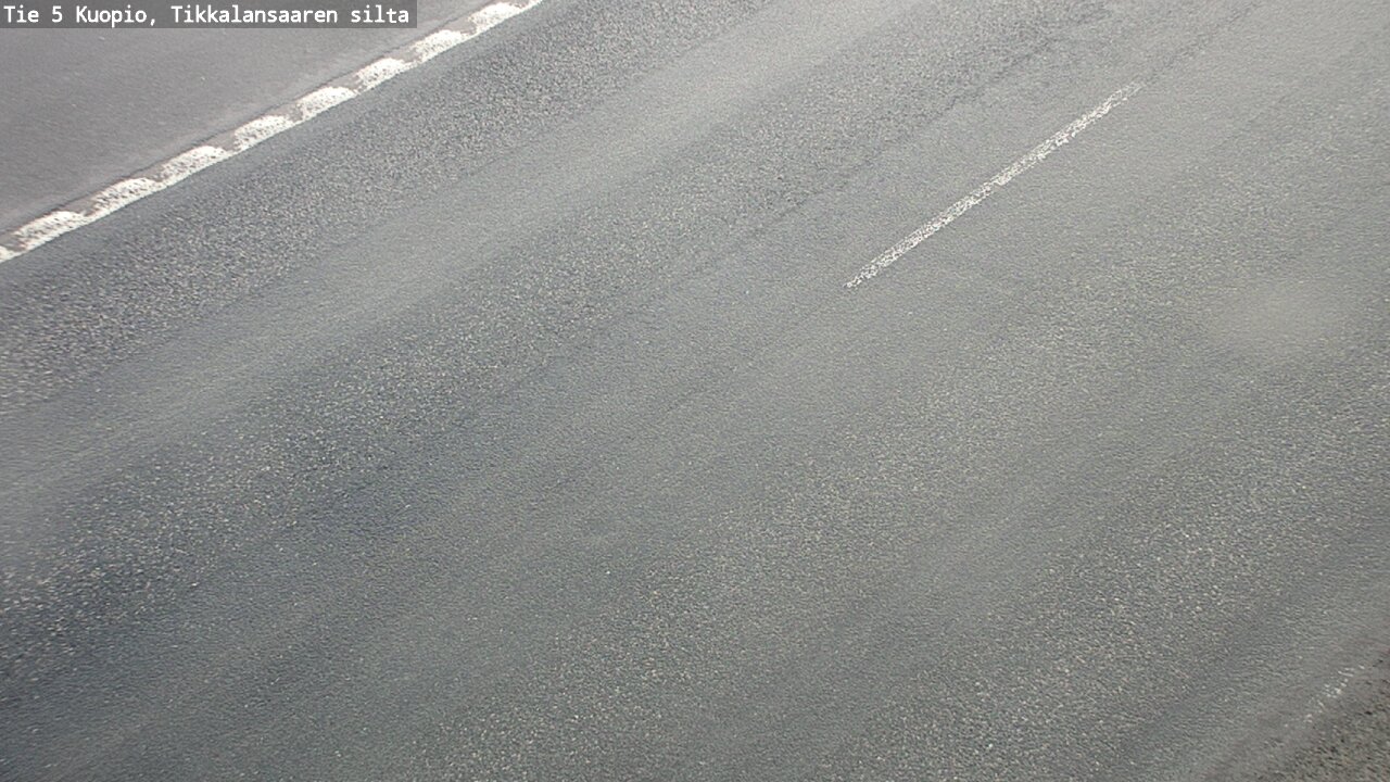 Weather Camera Image Road 5 Kuopio, Tikkalansaari, Kuopio, Pohjois-Savo