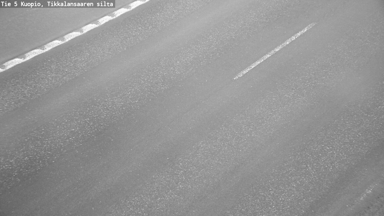 Weather Camera Image Road 5 Kuopio, Tikkalansaari, Kuopio, Pohjois-Savo
