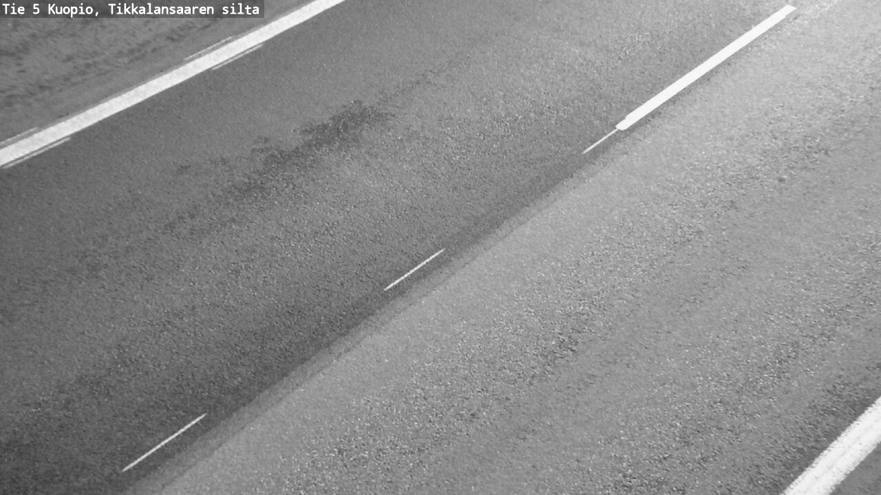 Weather Camera Image Road 5 Kuopio, Tikkalansaari, Kuopio, Pohjois-Savo