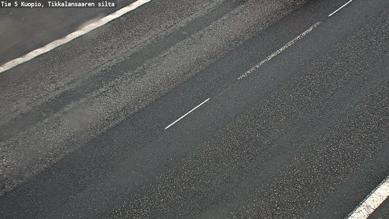 Weather Camera Image Road 5 Kuopio, Tikkalansaari, Kuopio, Pohjois-Savo