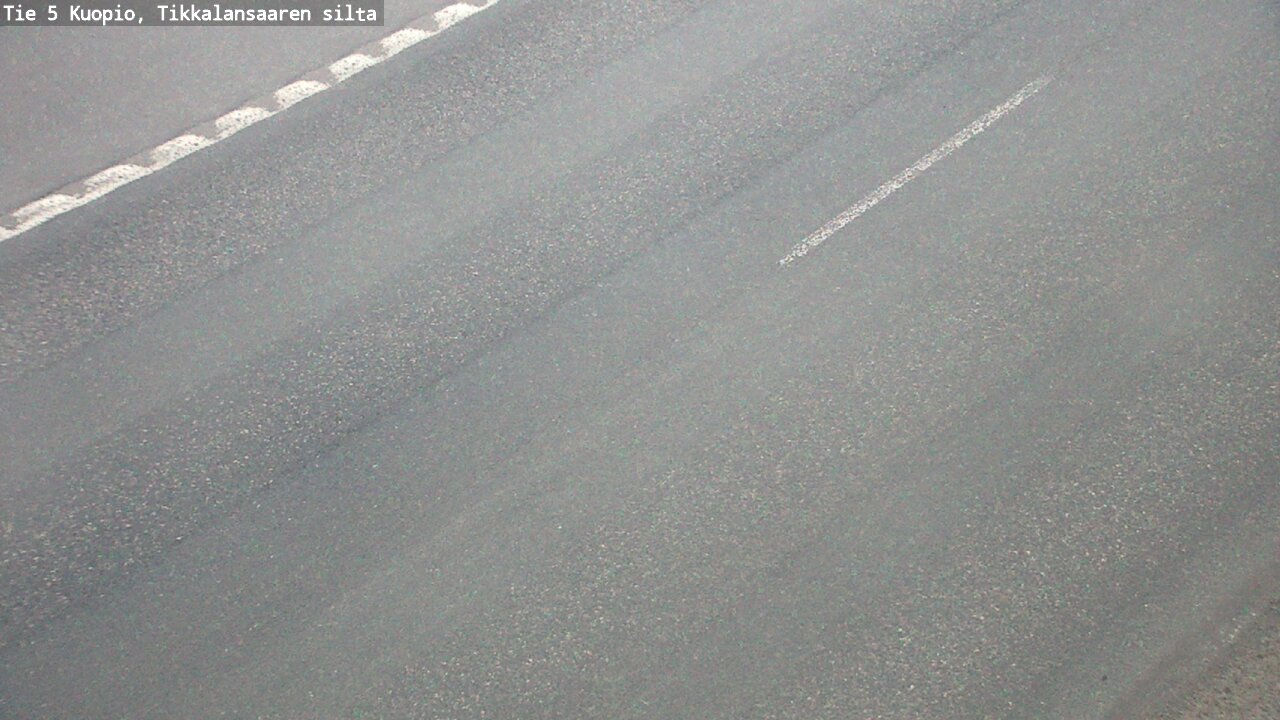 Weather Camera Image Road 5 Kuopio, Tikkalansaari, Kuopio, Pohjois-Savo