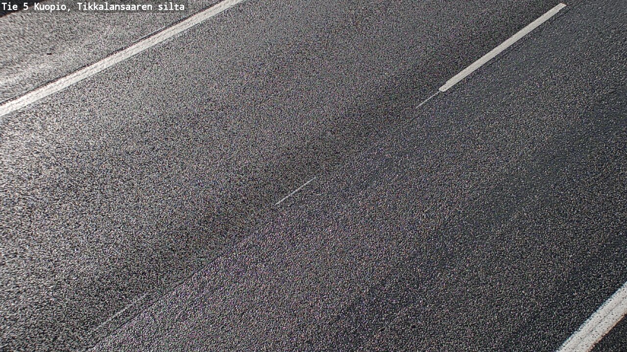 Weather Camera Image Road 5 Kuopio, Tikkalansaari, Kuopio, Pohjois-Savo