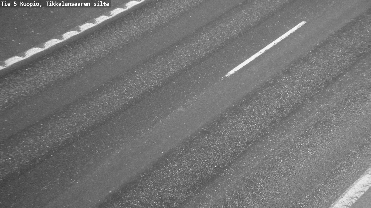 Weather Camera Image Road 5 Kuopio, Tikkalansaari, Kuopio, Pohjois-Savo